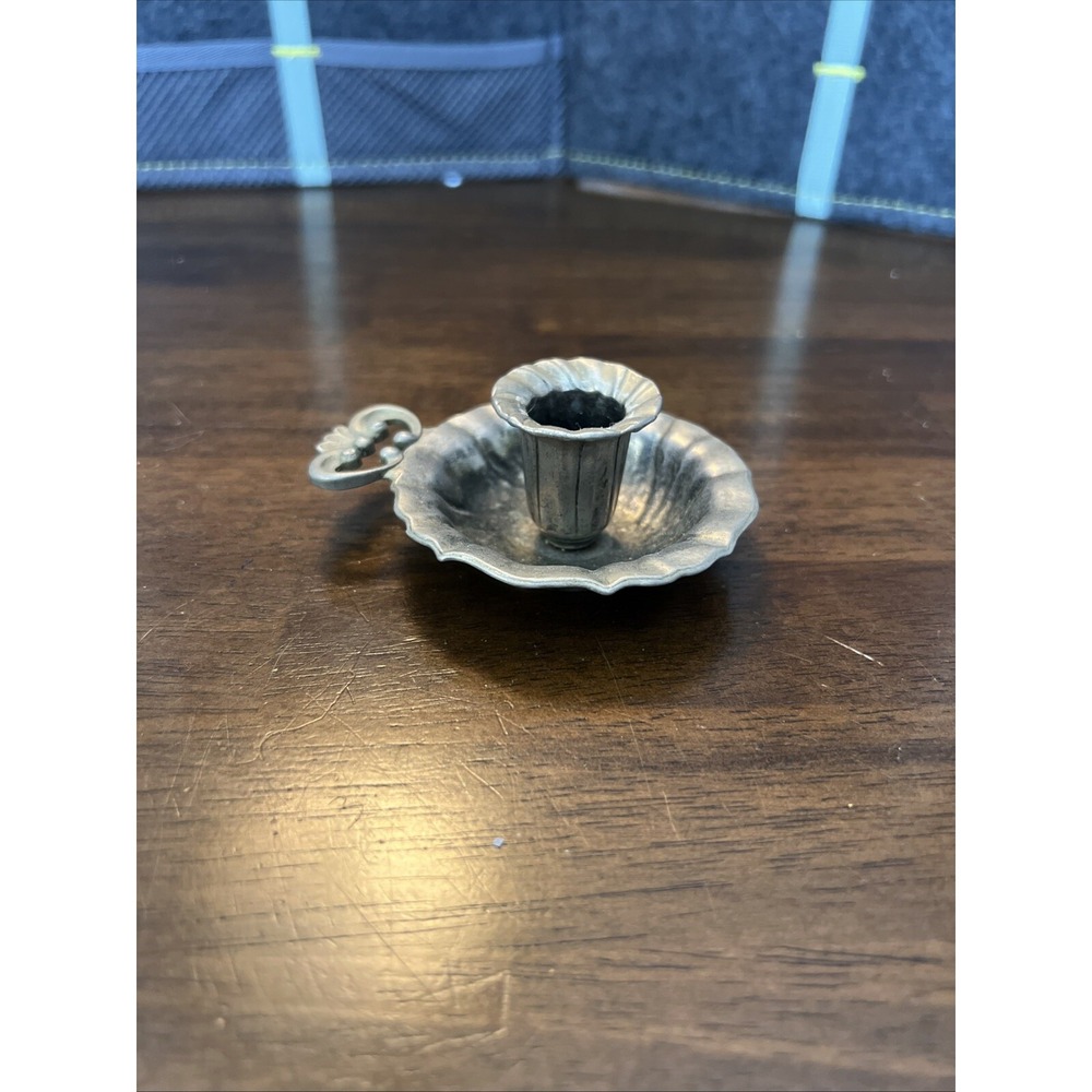 Vintage Chamberstick‎ Chamber Candle Holder